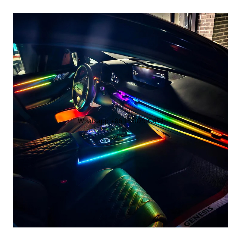 Decor Lighting & Decor Fires - 工場価格 ユニバーサル雰囲気 256色LEDアンビエントライト 車内装飾照明