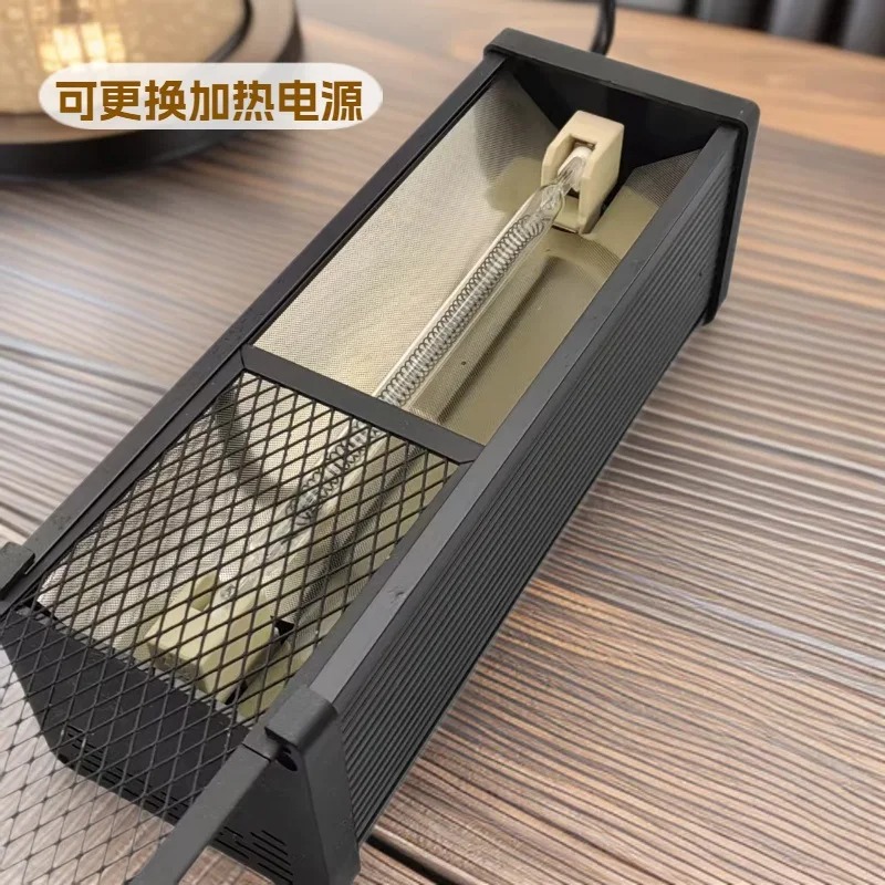 Gecko Lighting & Decor - R7S カーボンファイバー製爬虫類用加熱管 UVA バスキングライト ビアデルドラゴン、ゲッコー用 昼夜兼用