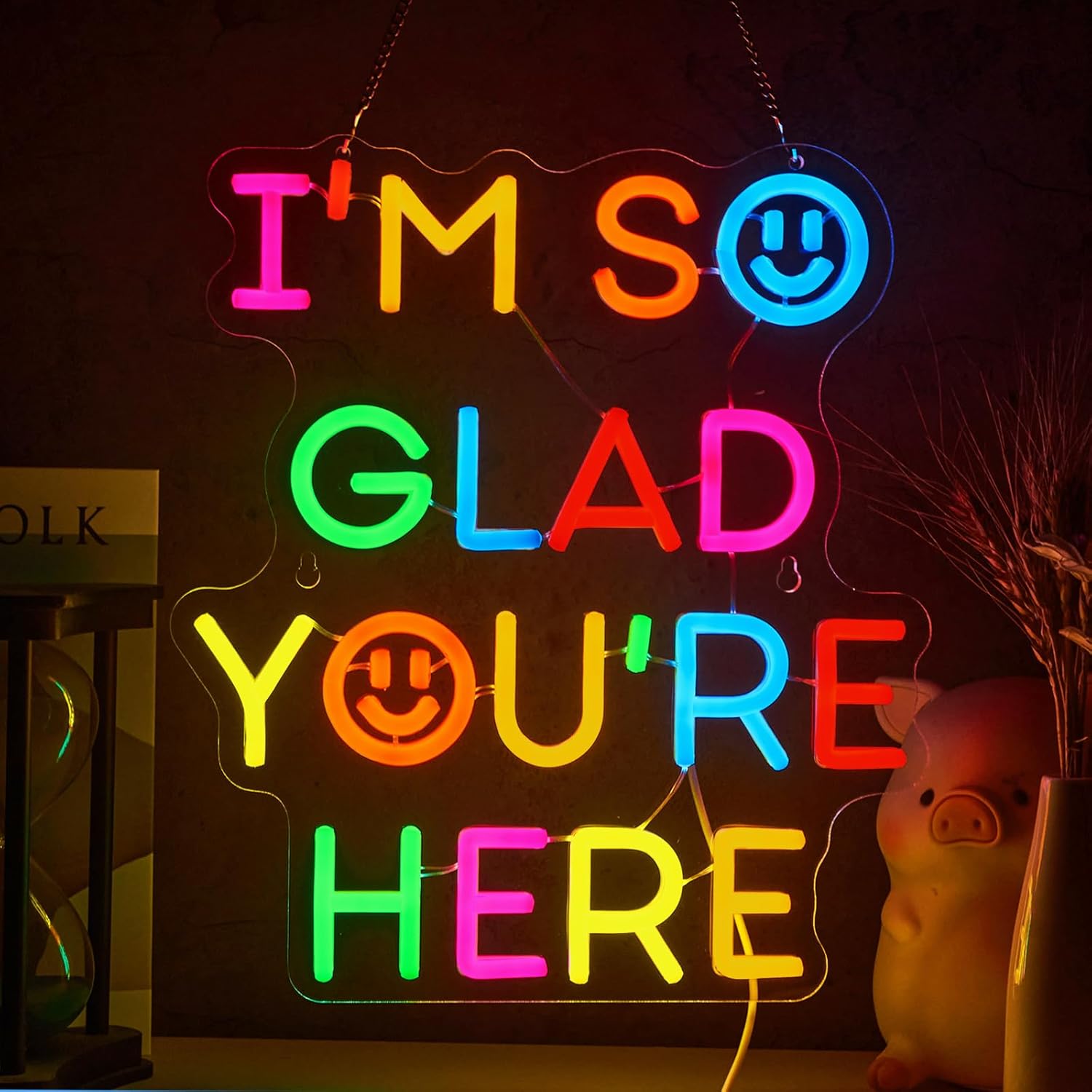Lighting Decor For Room - ﻿ I'm So Glad You're Here