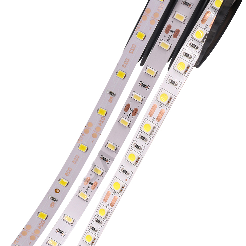 Decor Lighting Hours - Ledストリップ5050 2835 5630 rgbフレックステープライト12v 5メートルのキッチン家の装飾ランプ防水300 ledピクセルダイオードリボン60leds/メートル