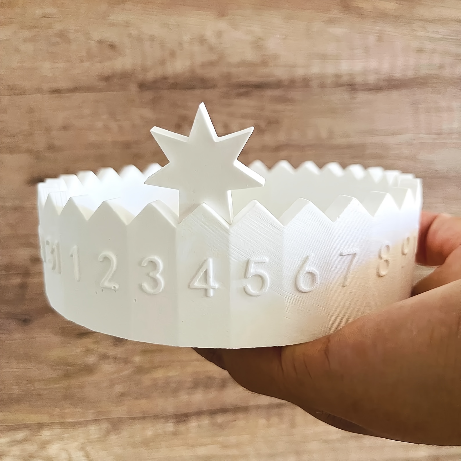 Candle Holder Set - 1セット アドベントカレンダー シリコンモールド - カウントダウンキャンドルホルダー＆石膏デコレーション、お祭りムードを演出するDIYクラフト用品