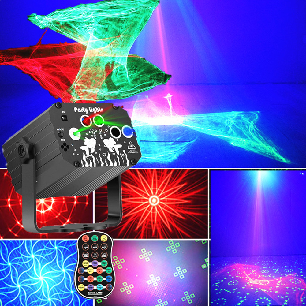 Lighting Effect Home Decor - パーティーライト、DJディスコライト、オーロラパターンストロボプロジェクター、装飾プロジェクター、家族の集まり用、アンビエントライト