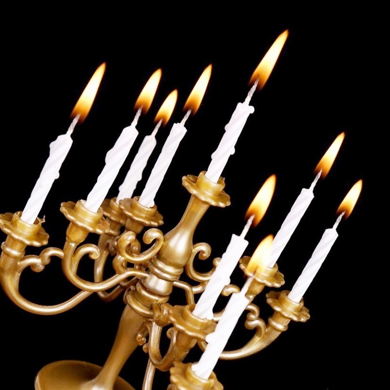 Candle Holder Set - 2026 9個セット キャンドルとキャンドルスティックブラケット ケーキトッパー 誕生日パーティー キャンドルホルダー