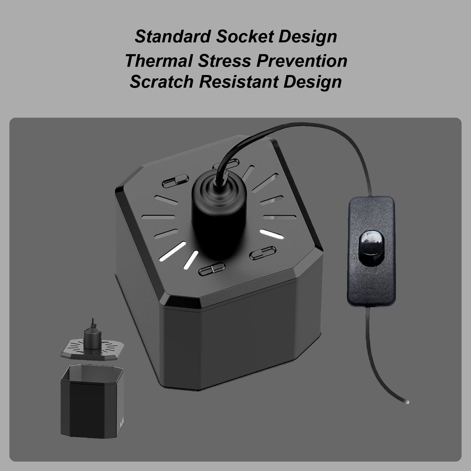 Gecko Lighting & Decor - 爬虫類用ヒートランプ器具 爬虫類用暖房照明シェード 飼育ケージ用ヒートランプシェード 亀、ヤモリ、トカゲ、ヒゲトカゲの飼育環境用