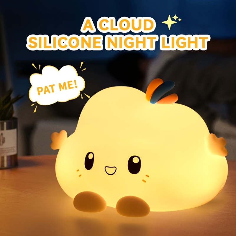 Decor Lighting & Decor Fires - クラウドナイトライト、タッチコントロール調光、充電とタイマー機能、家の装飾に、ギフトに最適