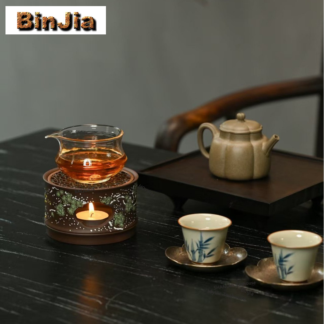 宜興紫砂粘土製ティーウォーマーホルダー、キャンドルヒーター、 - Candle Holder Set のレビューと価格