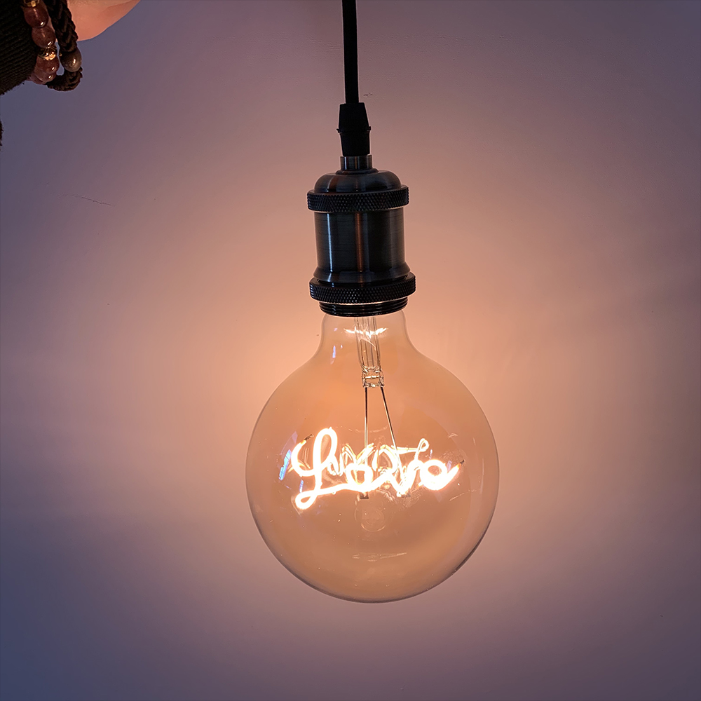 フィラメント LOVE G125 レトロ白熱電球 エジソン電 - Decor Lighting Hours のレビューと価格