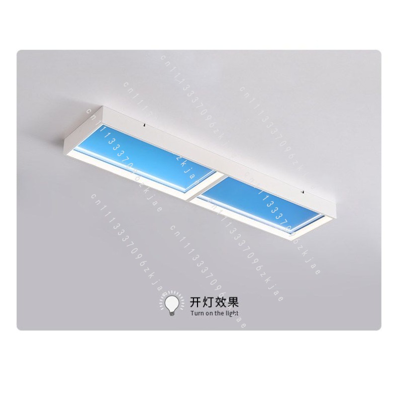 モダンな超クリアスカイLEDシーリングライト、自然光ウィンド - Lighting Effect Home Decor のレビューと価格