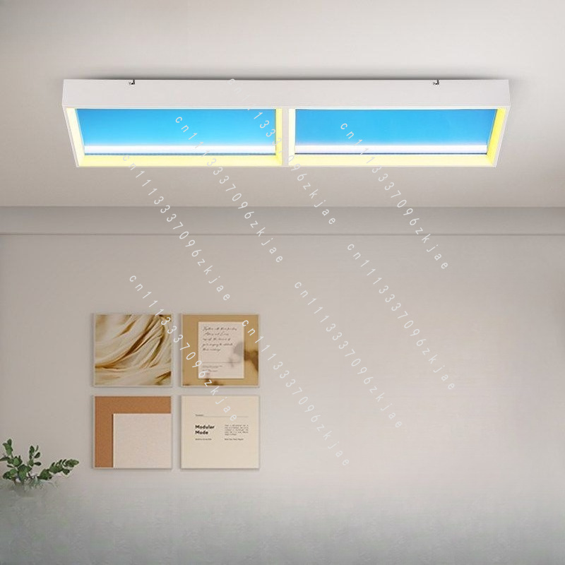 モダンな超クリアスカイLEDシーリングライト、自然光ウィンド - Lighting Effect Home Decor のレビューと価格
