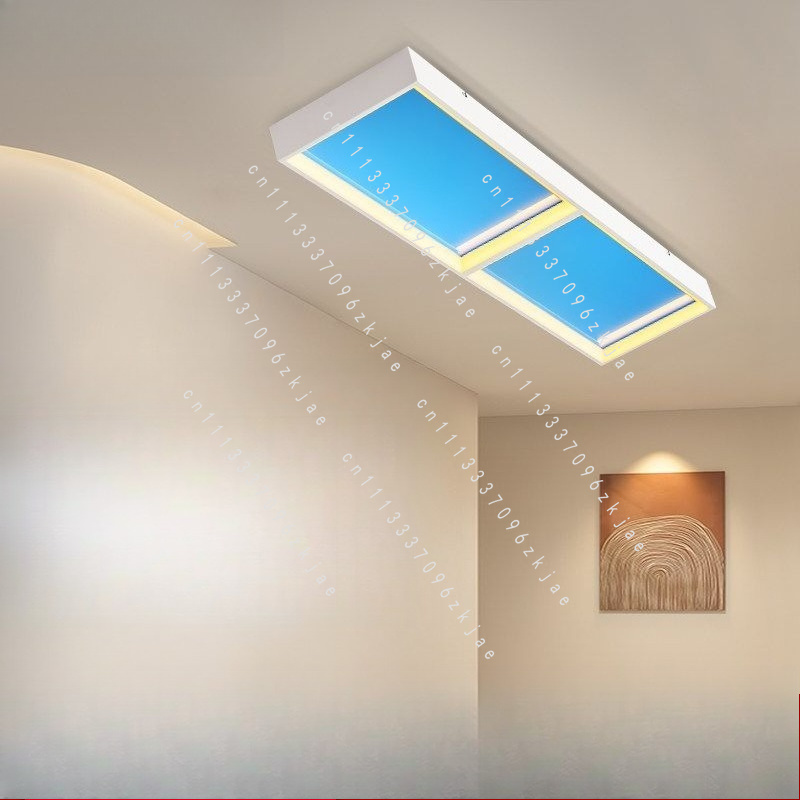 モダンな超クリアスカイLEDシーリングライト、自然光ウィンド - Lighting Effect Home Decor のレビューと価格
