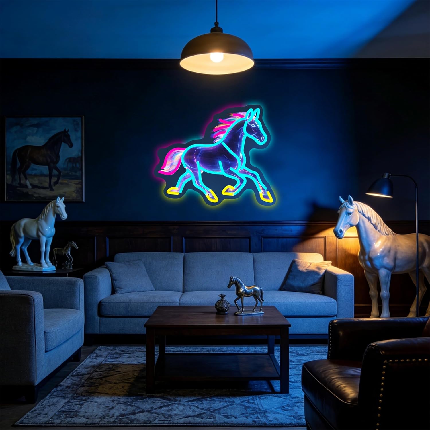 馬のネオンサイン装飾ランプ、誕生日プレゼント、USB電源LE - Room Decor Lighting Lamp のレビューと価格