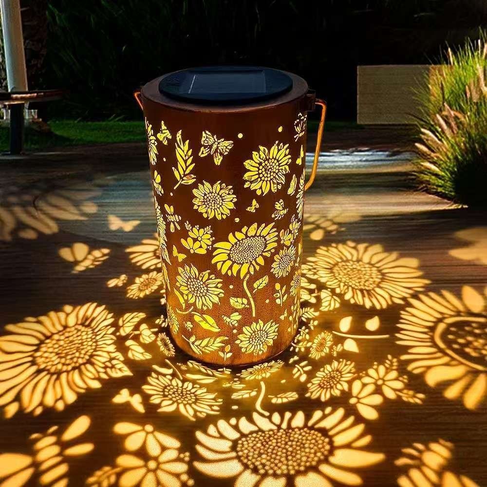 ひまわりライトとシャドウライト防水屋外ライトソーラーパワーで - Lighting Decor Outdoor のレビューと価格