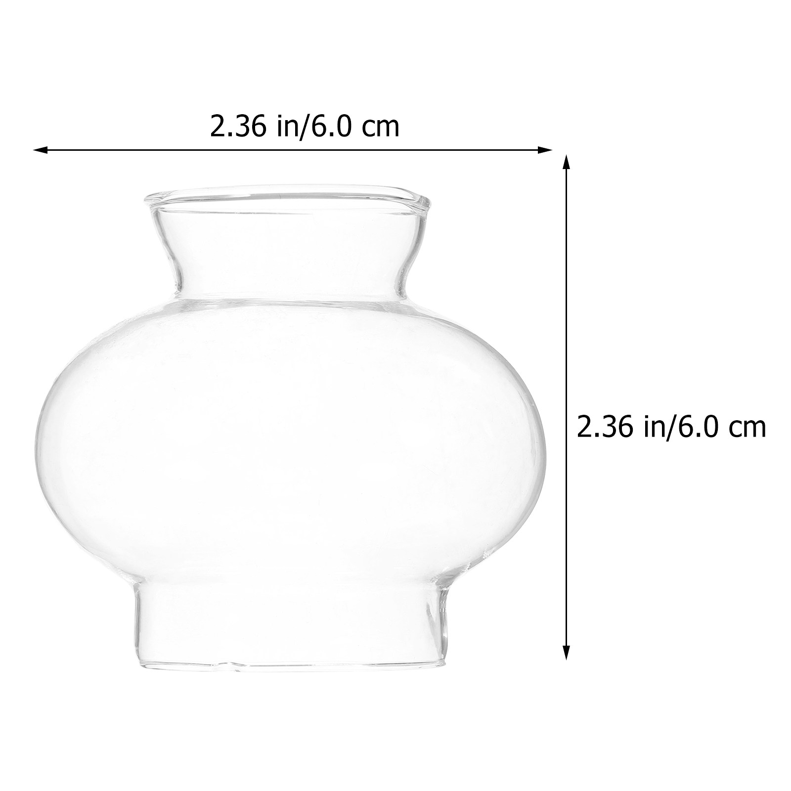 レトロな透明ガラスランプシェードオイルランプ用防風カバー装飾 - Room Decor Lighting Lamp のレビューと価格