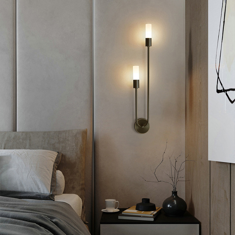 レトロ背景リビングルーム通路寝室ランプベッドサイド北欧クリエ - Decor Lighting & Decor Fires のレビューと価格