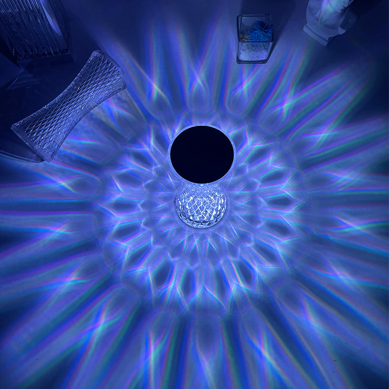 クリスタルベッドサイドテーブルランプクリスマスアクリル装飾ナ - Room Decor Lighting Lamp のレビューと価格