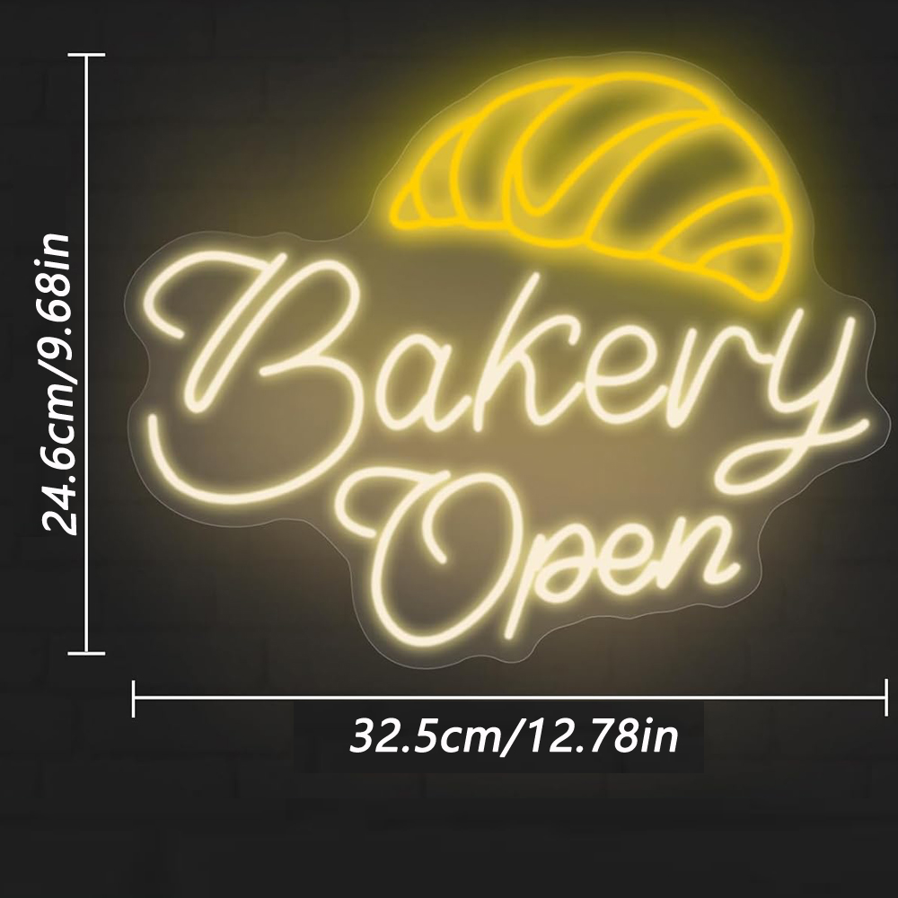 ベーカリーオープンネオンライト、ベーカリー、ベーカリー、ペス - Bathroom Lighting Decor Ideas のレビューと価格