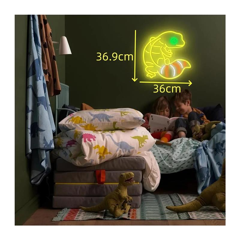 ヤモリの形のネオンサインアニメライト調光可能な爬虫類愛好家向 - Gecko Lighting & Decor のレビューと価格