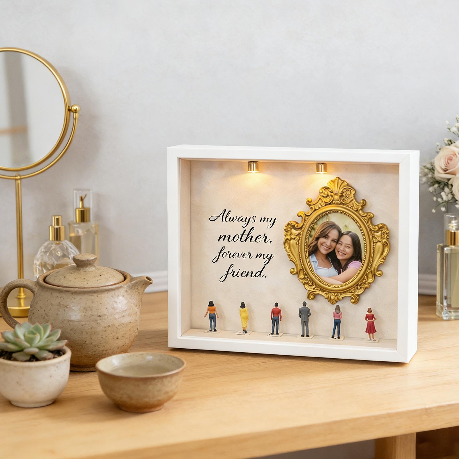 ライト付きキット フィギュア メモリーピクチャーフレーム D - Lighting Room Decor Photo のレビューと価格