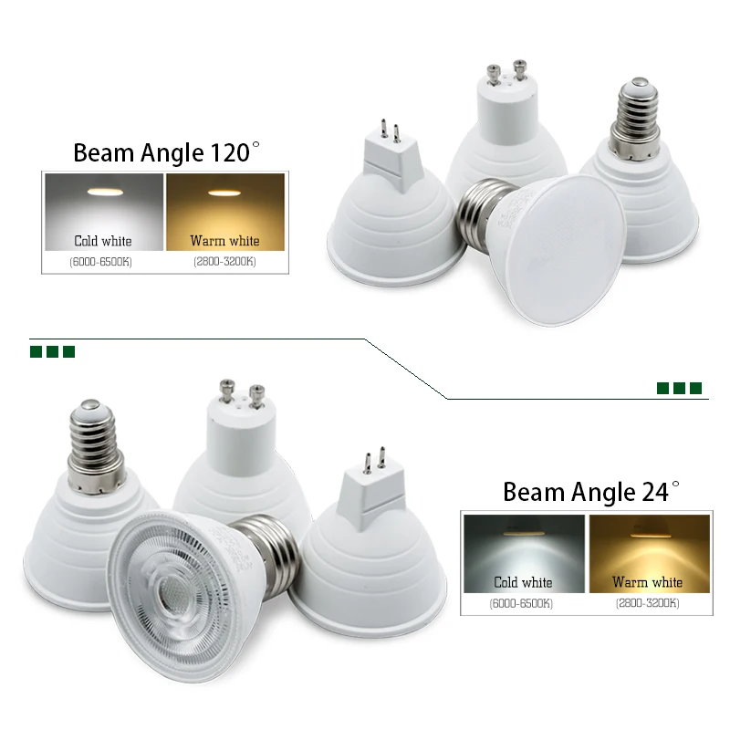 10 個 LED 電球 E27/E14 MR16 GU10  - Decor Lighting Hours のレビューと価格