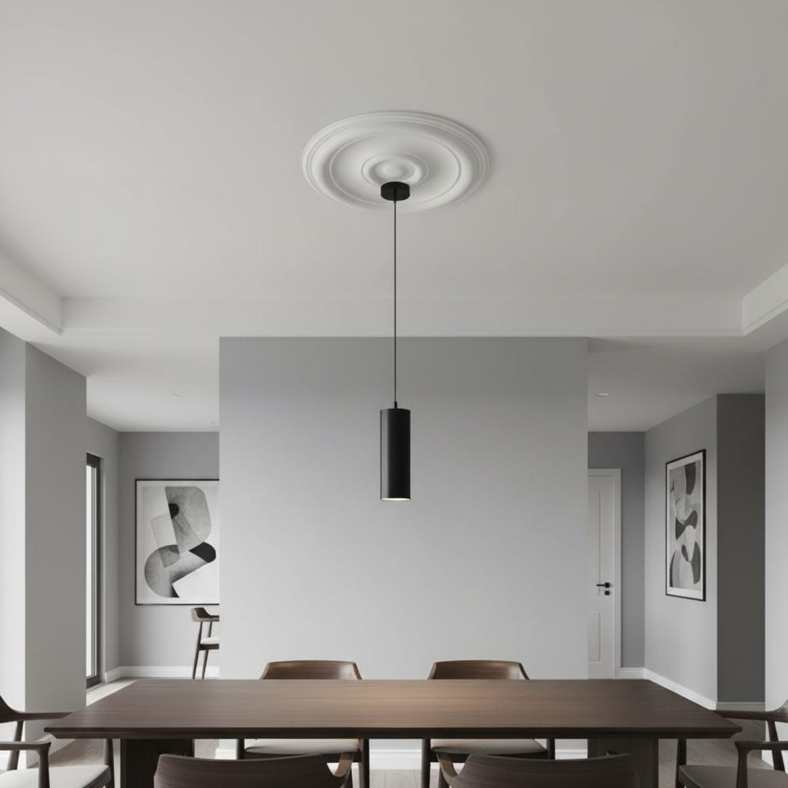 ラウンド天井メダリオンヨーロッパデザインPU天井装飾照明器具 - Decor Lighting & Decor Fires のレビューと価格