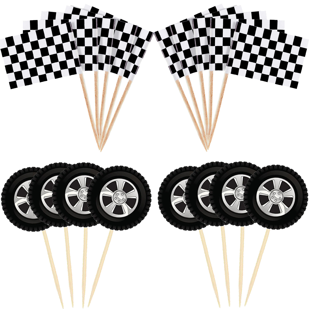 ホイールレーシングカーパーティーケーキデコレーションタイヤカ - Lighting Mcqueen Birthday Decor のレビューと価格