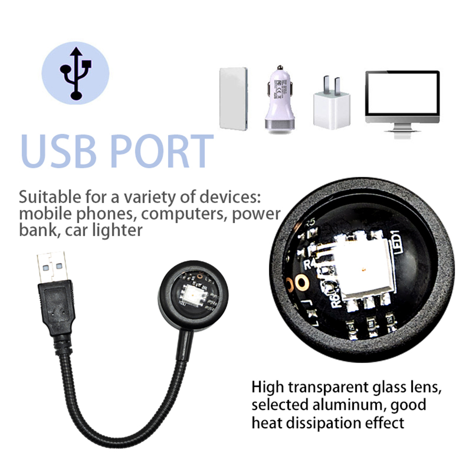 USB LEDサンセットランププロジェクターナイトライトゴー - Decor Lighting Hours のレビューと価格