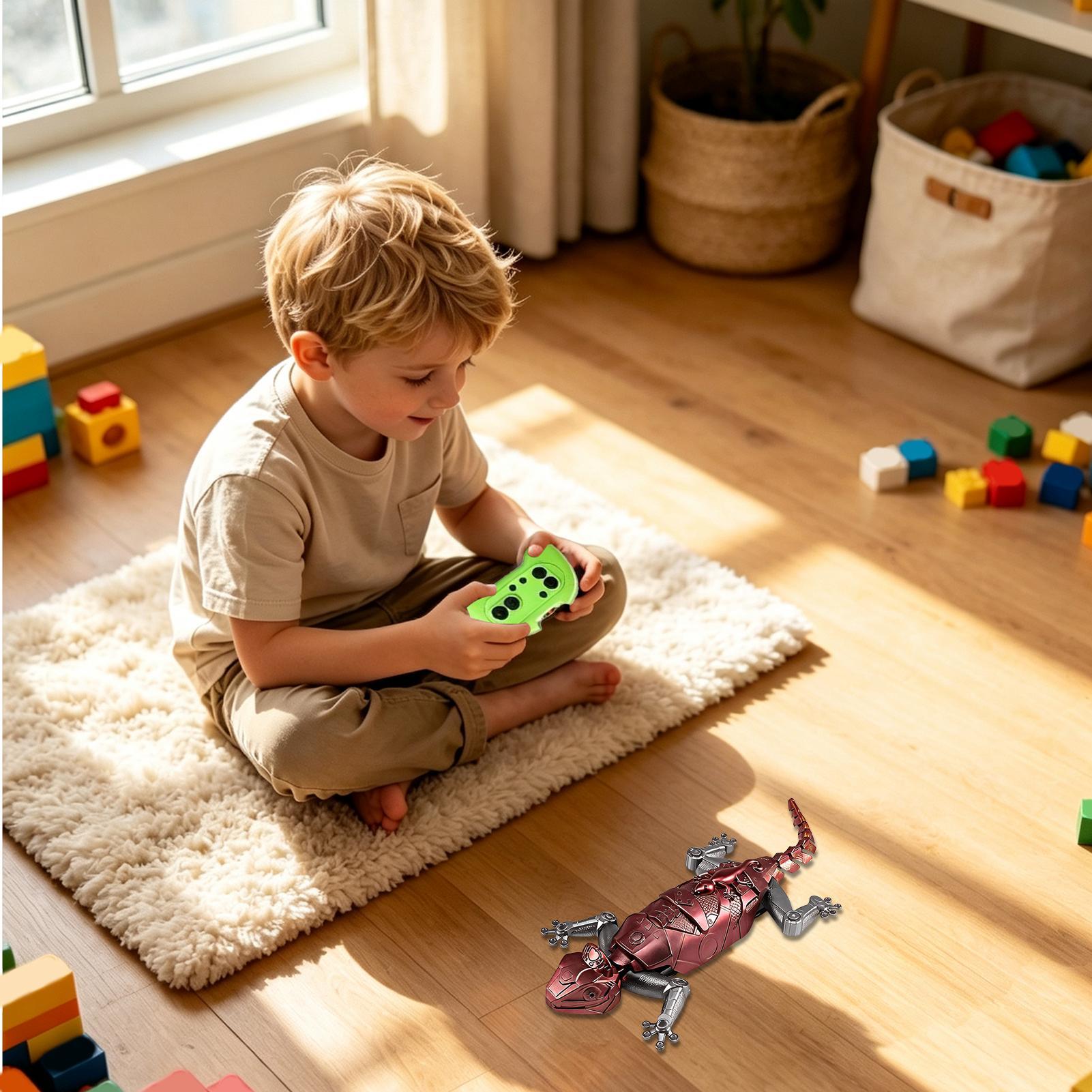 新しいリモコン操作の動物おもちゃ 壁を登る電動ヤモリ 360 - Gecko Lighting & Decor のレビューと価格