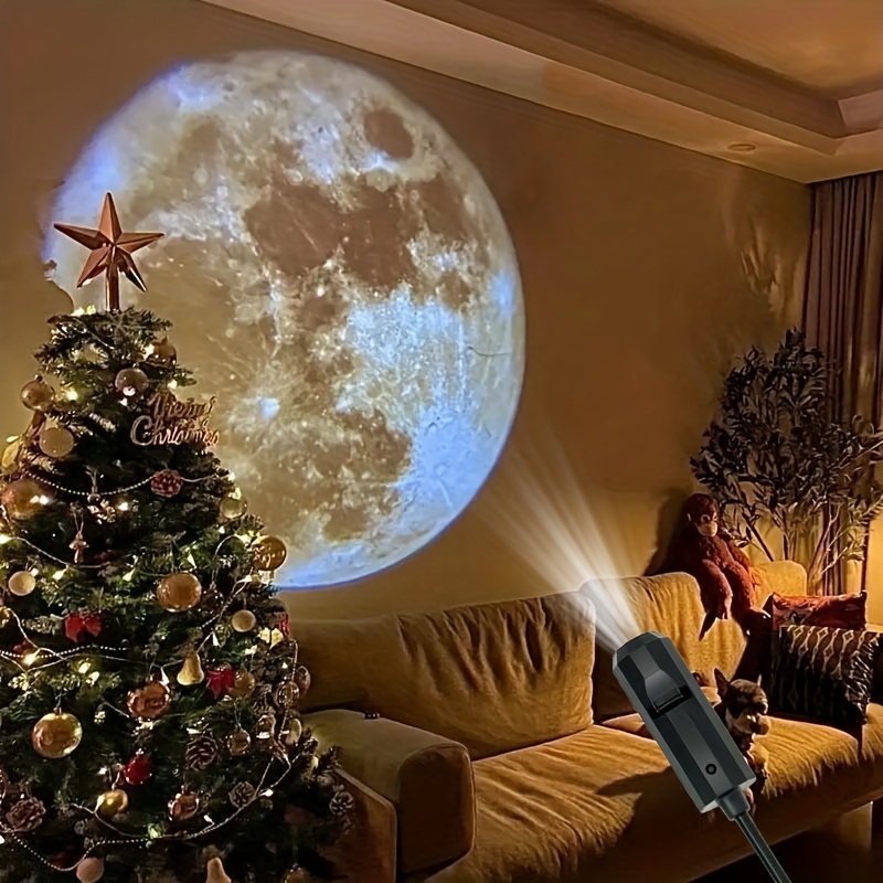 ムーンアースプロジェクターライト USB プロジェクターライ - Lighting Room Decor Photo のレビューと価格