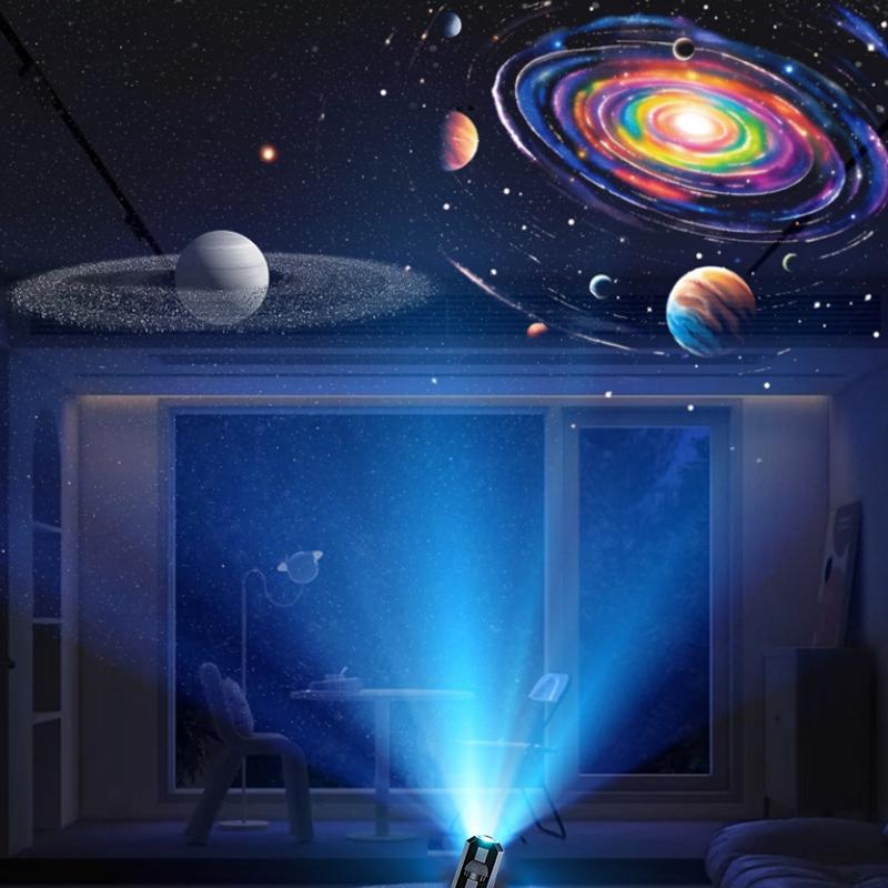 USB星空プロジェクターライト 8種類の星空投影 写真背景装 - Lighting Room Decor Photo のレビューと価格