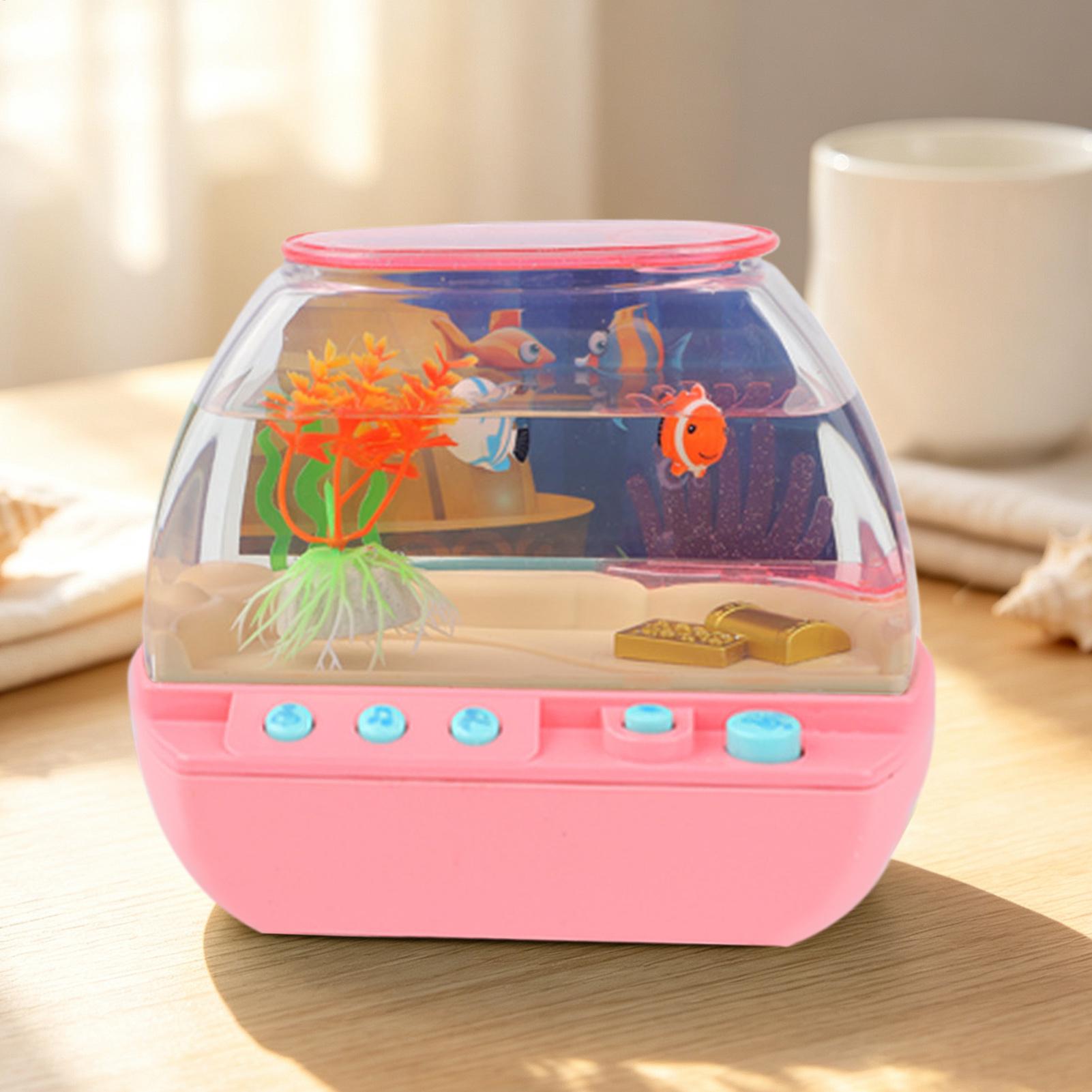 おもちゃの水槽 ホームデコレーション 音楽と光付き 模擬水槽 - Lighting Decor For Room のレビューと価格