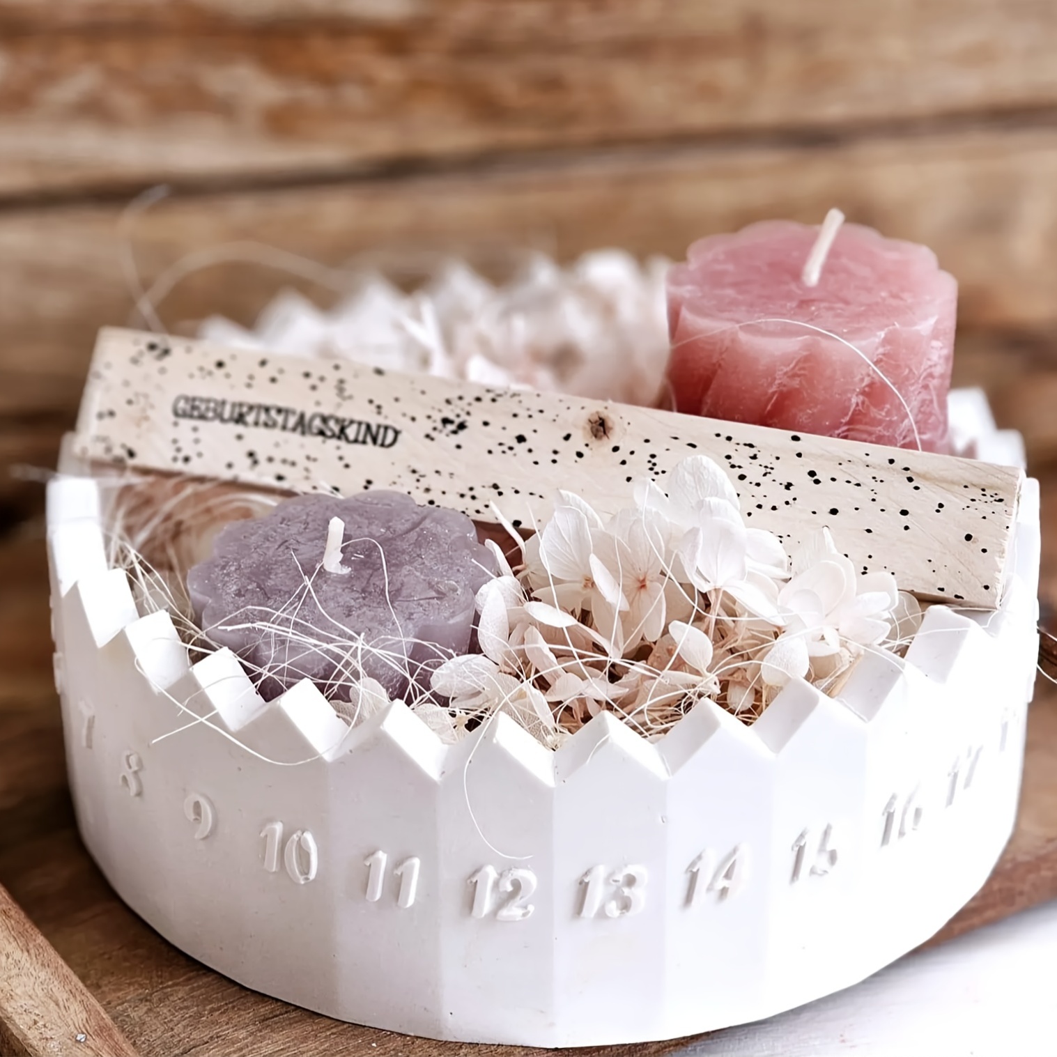 1セット アドベントカレンダー シリコンモールド - カウン - Candle Holder Set のレビューと価格