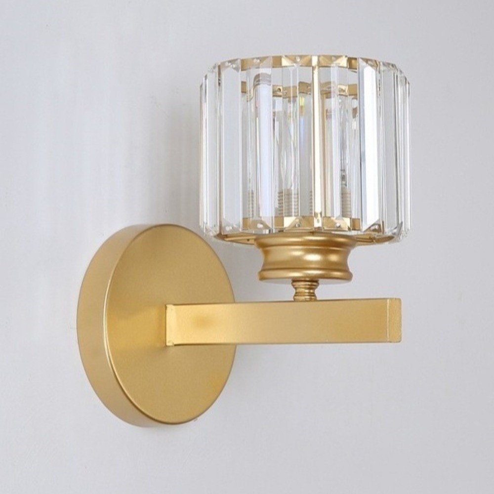 ライトラグジュアリークリスタルウォールランプ 3色変更LED - Lighting Effect Home Decor のレビューと価格