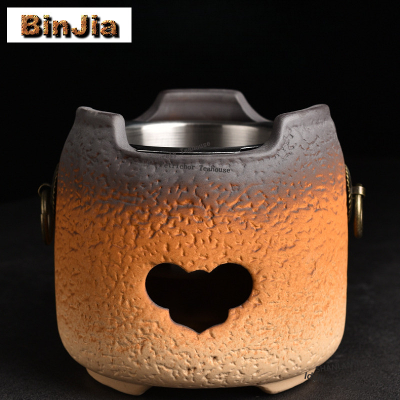 粗陶製高柄ポットティーウォーマーホルダーキャンドルヒータース - Candle Holder Set のレビューと価格