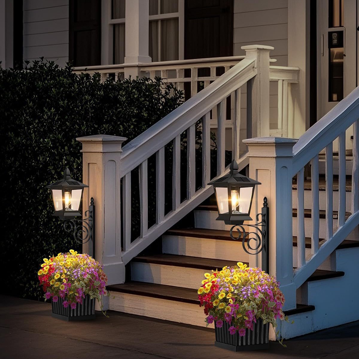 2 in 1 ソーラープランターランプ 防水 暖白色 屋外壁 - Lighting Decor Outdoor のレビューと価格