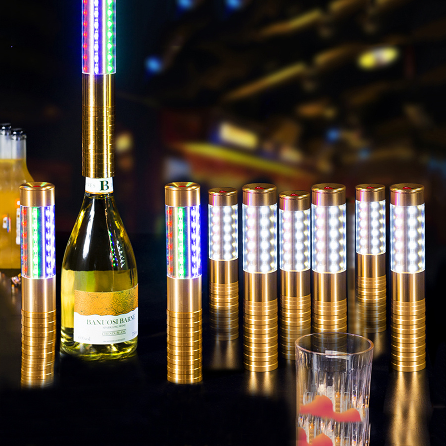 ハンドヘルドストロボライト シャンパンボトルスパークラー L - Lighting Effect Home Decor のレビューと価格