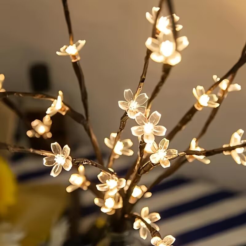 1/2PC 20LED 桜の枝ライト屋内屋外ホームデコレーシ - Lighting Decor Outdoor のレビューと価格