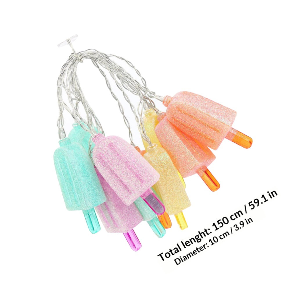 アイスクリームライト ストリングライト 1.5m 10 LE - Lighting Room Decor Photo のレビューと価格
