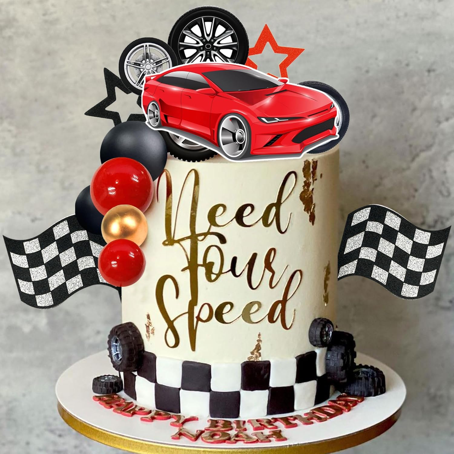 27 個レーシングホイールケーキトッパータイヤケーキデコレー - Lighting Mcqueen Birthday Decor のレビューと価格
