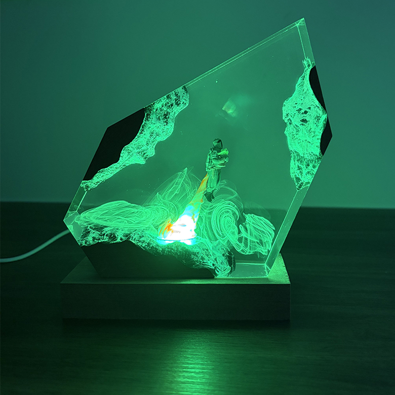 SFアニメフィギュア生物樹脂製テーブルライトクリエイティブア - Lighting Decor Wedding のレビューと価格