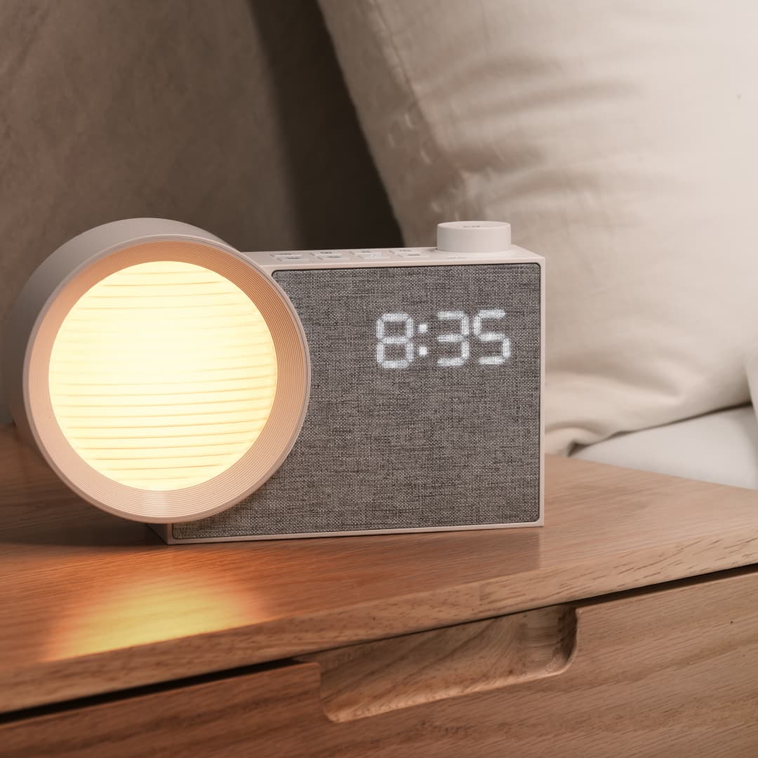 WILIT LEDナイトライト目覚まし時計、ホワイトノイズ＆ - Room Decor Lighting Lamp のレビューと価格