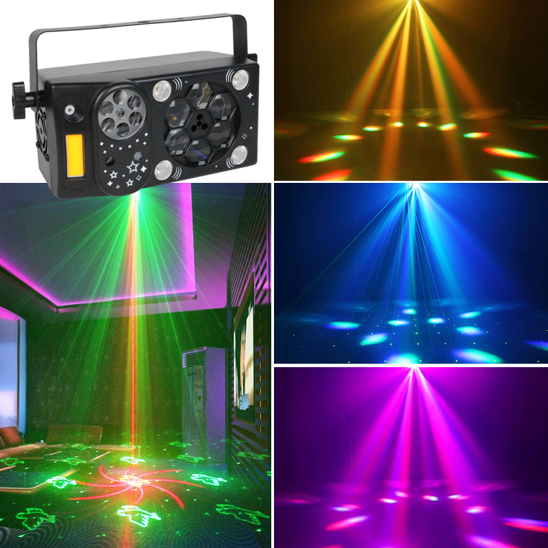 HCWE LED 7in1 マジックボール パーティーライト - Lighting Effect Home Decor のレビューと価格