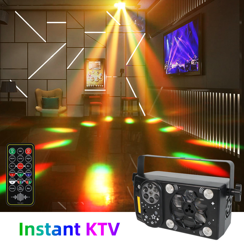 HCWE LED 7in1 マジックボール パーティーライト - Lighting Effect Home Decor のレビューと価格