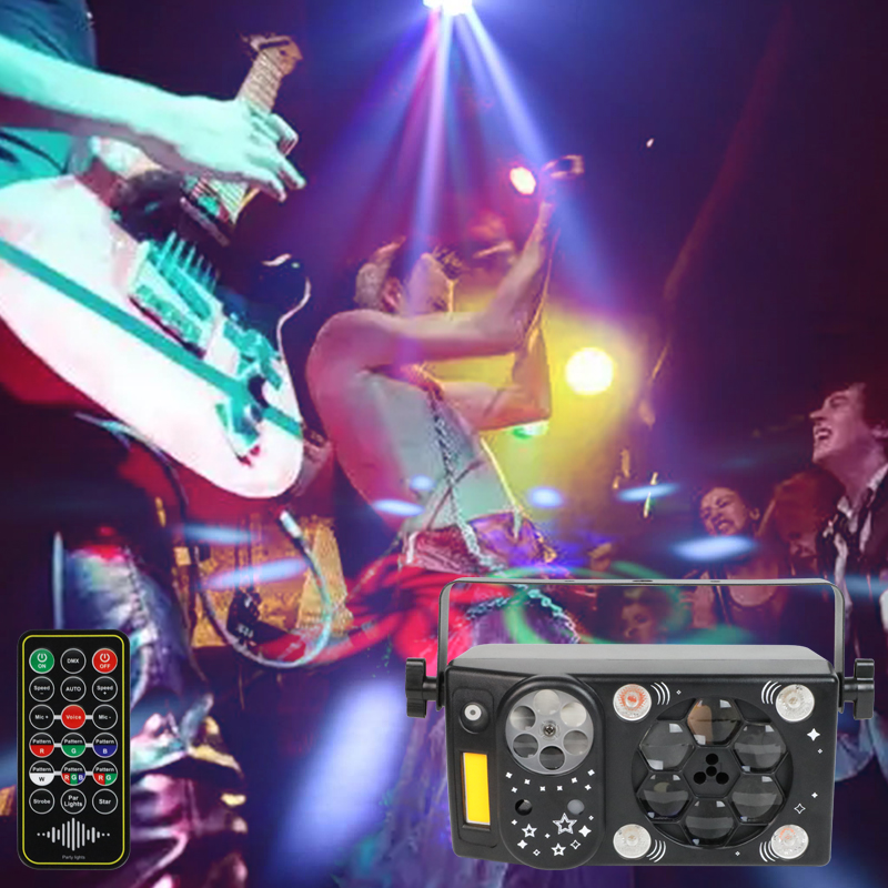 HCWE LED 7in1 マジックボール パーティーライト - Lighting Effect Home Decor のレビューと価格
