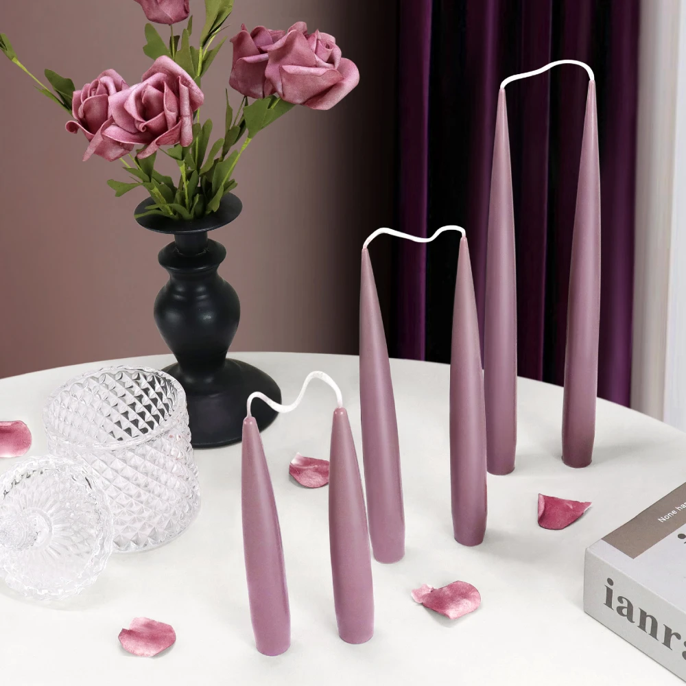 ダブル尖った柱キャンドルアクリルモールド接続シリンダーキャン - Candle Holder Set のレビューと価格