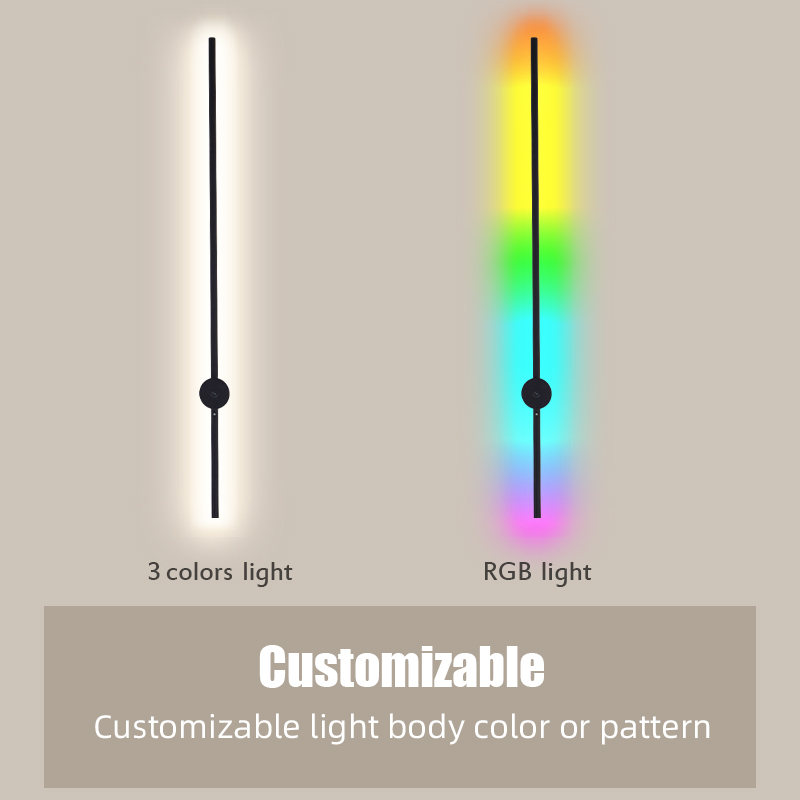 モダンな充電式LEDウォールスコンスランプ、ブラックアルミニ - Room Decor Lighting Lamp のレビューと価格