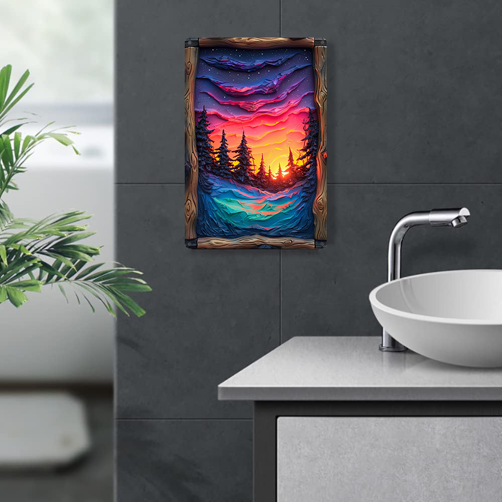 家と庭のための金属製の壁の装飾,耐久性のある北欧のライト,2 - Bathroom Lighting Decor Ideas のレビューと価格
