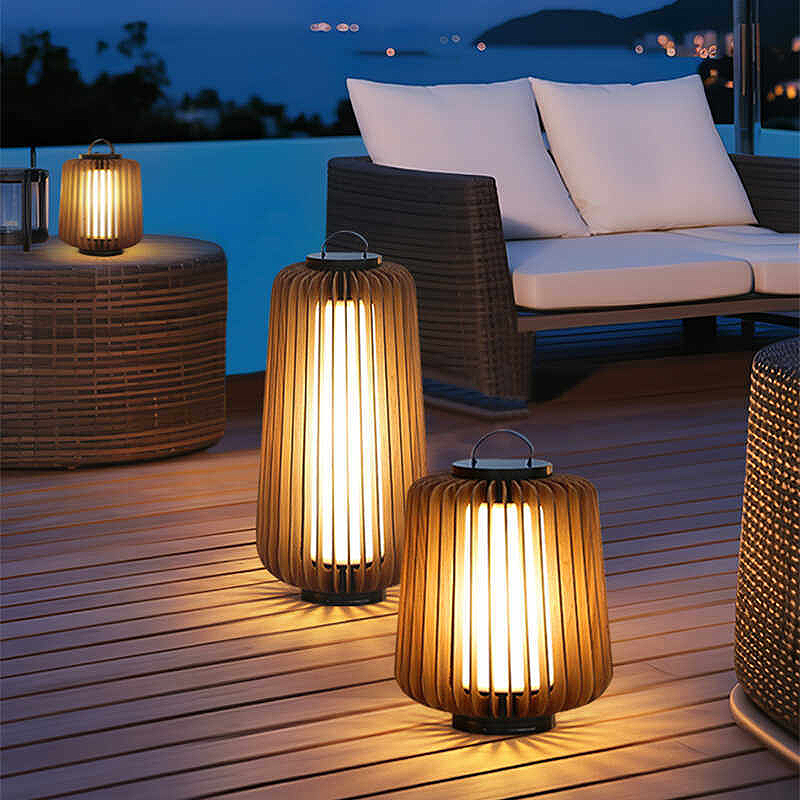 発光フロアランプ中庭ソーラーLED屋外照明非ソーラーランプ屋 - Lighting Decor Outdoor のレビューと価格