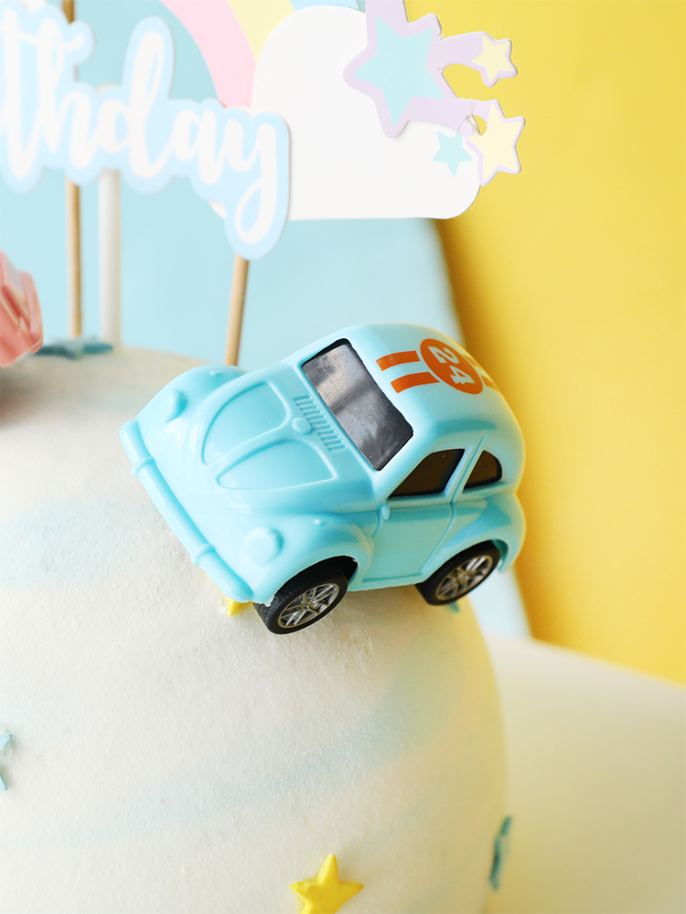 ミニカー総動員ケーキデコレーションアクセサリー少年テーマケー - Lighting Mcqueen Birthday Decor のレビューと価格